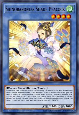 Shinobaroness Shade Peacock AGOV-EN028