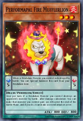 Performapal Fire Mufflerlion SECE-EN001
