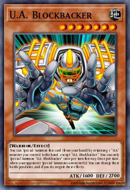 U.A. Blockbacker SECE-EN088