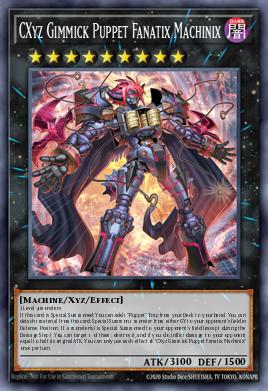 CXyz Gimmick Puppet Fanatix Machinix INFO-EN043