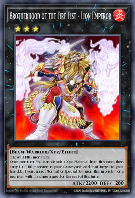 Brotherhood of the Fire Fist - Lion Emperor CBLZ-EN099