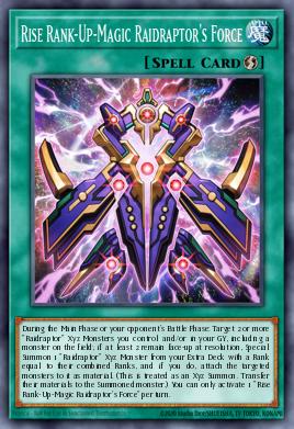 Rise Rank-Up-Magic Raidraptor's Force PHNI-EN056