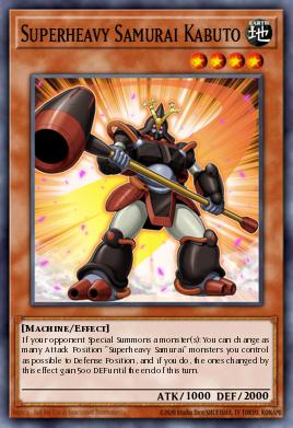 Superheavy Samurai Kabuto NECH-EN008