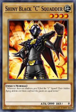 Shiny Black "C" Squadder IGAS-EN092