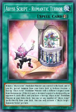 Abyss Script - Romantic Terror LED3-EN047
