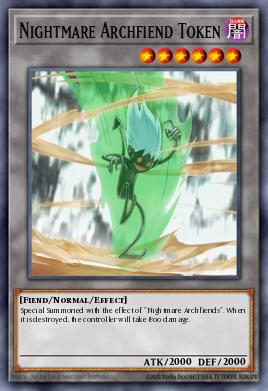 Nightmare Archfiend Token 42956964
