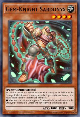 Gem-Knight Sardonyx DT07-EN014