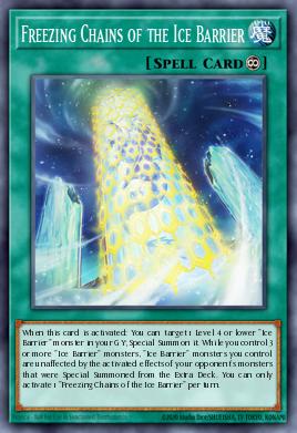 Freezing Chains of the Ice Barrier SDFC-EN028