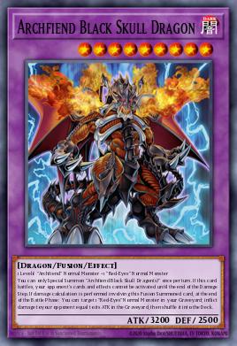 Archfiend Black Skull Dragon LDK2-ENJ42