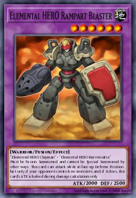 Elemental HERO Rampart Blaster DR04-EN093