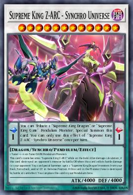 Supreme King Z-ARC - Synchro Universe LEDE-EN100