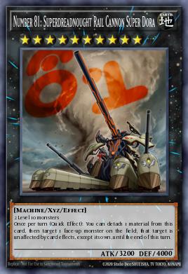 Number 81: Superdreadnought Rail Cannon Super Dora OP10-PT019