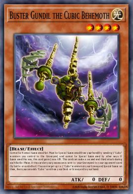 Buster Gundil the Cubic Behemoth MVP1-ENG35