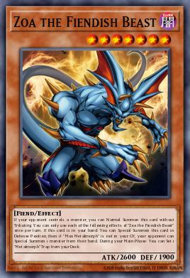 Zoa the Fiendish Beast ROTA-EN007