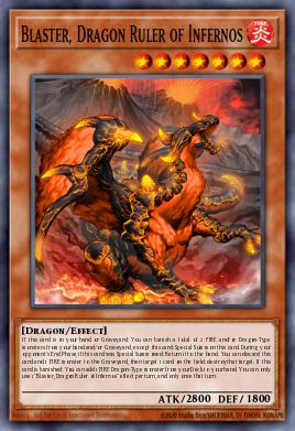 Blaster, Dragon Ruler of Infernos SR14-EN008