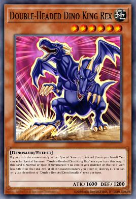 Double-Headed Dino King Rex DUNE-EN007
