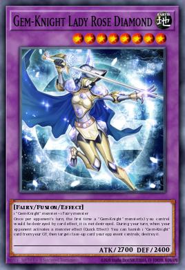 Gem-Knight Lady Rose Diamond POTE-EN044