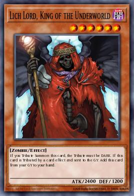 Lich Lord, King of the Underworld GLD4-EN019