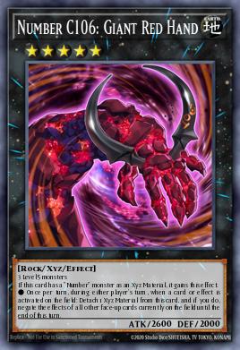 Number C106: Giant Red Hand DLCS-EN051