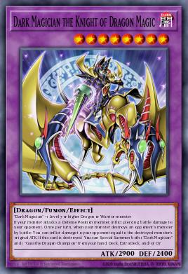 Dark Magician the Knight of Dragon Magic BLMR-EN001