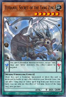 Zefraniu, Secret of the Yang Zing PEVO-EN047