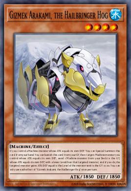 Gizmek Arakami, the Hailbringer Hog DAMA-EN018