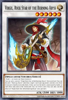 Virgil, Rock Star of the Burning Abyss PGL3-EN061