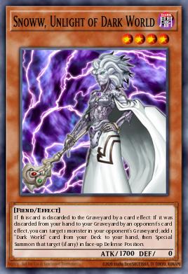 Snoww, Unlight of Dark World SR13-EN044