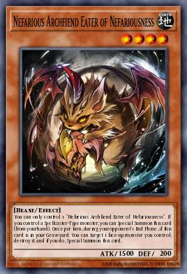 Nefarious Archfiend Eater of Nefariousness SDMP-EN019