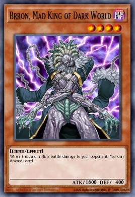 Brron, Mad King of Dark World DR04-EN082