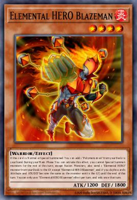 Elemental HERO Blazeman SGX2-ENA11