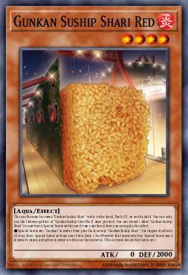 Gunkan Suship Shari Red POTE-EN026