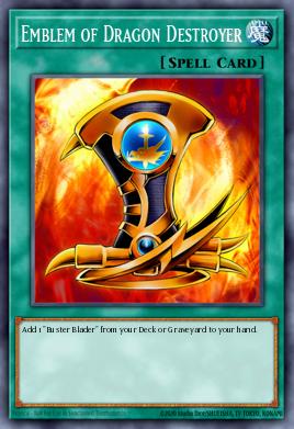 Emblem of Dragon Destroyer YGLD-ENC34