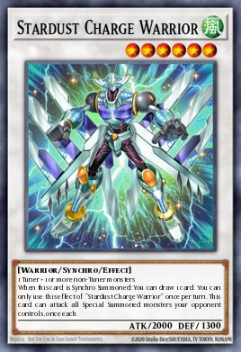 Stardust Charge Warrior PGL3-EN005