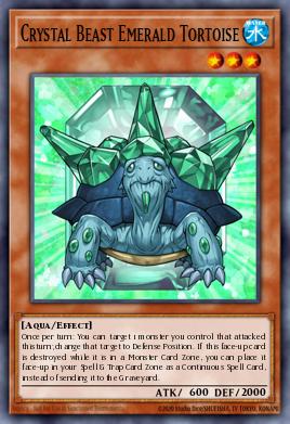 Crystal Beast Emerald Tortoise DP07-EN003