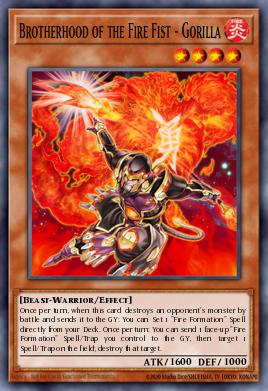 Brotherhood of the Fire Fist - Gorilla CBLZ-EN023