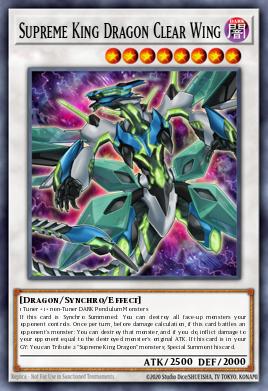 Supreme King Dragon Clear Wing COTD-EN039