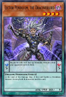 Lector Pendulum, the Dracoverlord PEVO-EN060
