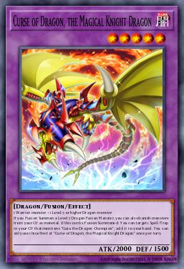 Curse of Dragon, the Magical Knight Dragon DIFO-EN097