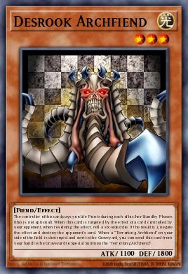 Desrook Archfiend SGX3-ENE08