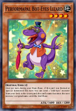 Performapal Bot-Eyes Lizard MP17-EN058