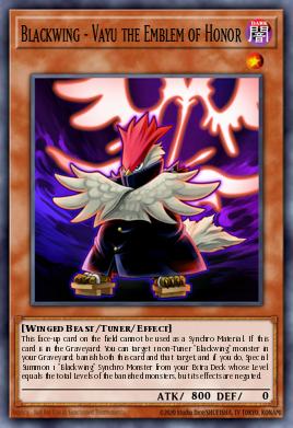 Blackwing - Vayu the Emblem of Honor CT07-EN012