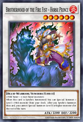 Brotherhood of the Fire Fist - Horse Prince CBLZ-EN097