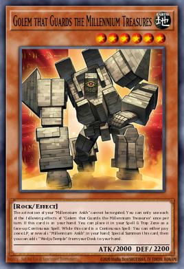 Golem that Guards the Millennium Treasures INFO-EN002