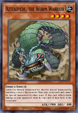 Aztekipede, the Worm Warrior PTDN-EN089