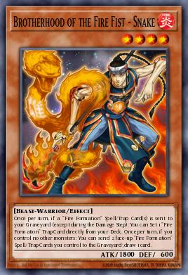 Brotherhood of the Fire Fist - Snake CBLZ-EN026