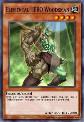Elemental HERO Woodsman DT04-EN058