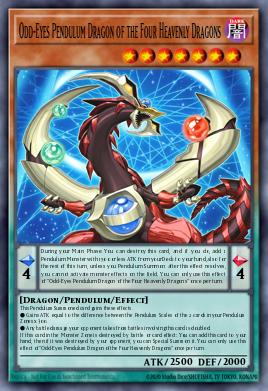 Odd-Eyes Pendulum Dragon of the Four Heavenly Dragons MAMO-EN013