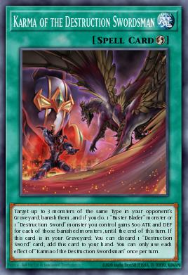 Karma of the Destruction Swordsman BOSH-EN060