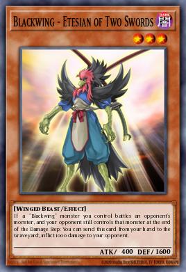 Blackwing - Etesian of Two Swords STBL-EN015